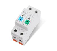 Interruttore Intelligente WIFI 63A 2P per Interruttore Automatico del Contatore ENERGIA Protezione da Corrente di Guasto e Temperatura Interruzione