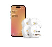 Interruttore Intelligente WiFi Meross HomeKit MSS810, Modulo 1 Gang 1 Via, Interruttore Luce Fai-da-Te Compatibile con HomeKit, Siri, Alexa, Google Home, SmartThings