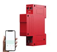 Interruttore intelligente WiFi monofase con contatore digitale protezione da sovratensione e sovracorrente riautomazione controllo tramite app mobile controllo vocale per la gestione dell'elettr