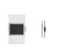 Interruttore intelligente WiFi TH Elite 16A/20A con display LCD, modulo di monitoraggio della temperatura e dell'umidità, modulo di automazione domestica intelligente(THR316D WTS01)