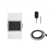 Interruttore intelligente WiFi TH Elite 16A/20A con display LCD, modulo di monitoraggio della temperatura e dell'umidità, modulo di automazione domestica intelligente(THR316D THS01 RL560)