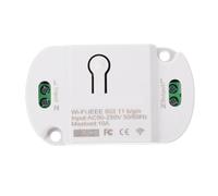 Interruttore Intelligente Wifi Timer e Voce per Casa Bianco | Controllo Condiviso tra Utenti, Gestione di Gruppo, ABS Bianco, per Lampade e Ventilatori Domestici