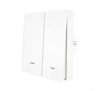 Interruttore intelligente wireless per Tuya per Zigbee 3.0 Protocollo adesivo da parete pulsante per controllare la lettura e le scene di film funziona con app Smart Life per gateway necessario (2