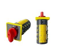 Interruttore inverter 3 posizioni 380 V 10 A 4 poli interruttore a camme rotativo selettore manuale HZ5B-10/4M08 1 pezzo