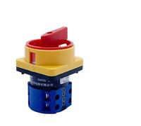 Interruttore isolatore a due posizioni, 1/2/3 poli, disconnessione con lucchetto, selettore a camma girevole(25A 3Pole 64mmPanel)