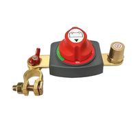 Interruttore isolatore batteria on/off da 1 pz for auto, camper e barche - Adatto a testine batteria con elettrodo negativo da 15-17 mm(ABT007B)