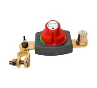 Interruttore isolatore batteria on/off da 1 pz for auto, camper e barche - Adatto a testine batteria con elettrodo negativo da 15-17 mm(ABT007A)