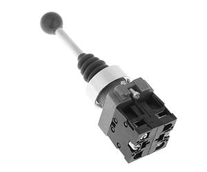Interruttore Joystick Momentaneo, XD2PA22CR 2NO 2 Posizione 2NO Momentaneo Tipo Monolever Bloccato Interruttore Joystick Sostituzione Adatto per XD2PA12
