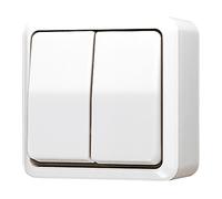 INTERRUTTORE JUNG 605AWW - 250 V, Dimensioni 61x61x40 mm, Peso 0.09 kg