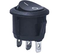 Interruttore KCD1-105 23mm SPST 3 Pin 25 0V 6A Snap-in dell'interruttore della barca rotonda SU Fuori posizione rocker(Y-23mmb-3p-10,5 piece)