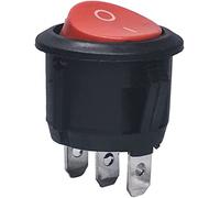 Interruttore KCD1-105 23mm SPST 3 Pin 25 0V 6A Snap-in dell'interruttore della barca rotonda SU Fuori posizione rocker(Y-23mmr-3p-10,10 piece)