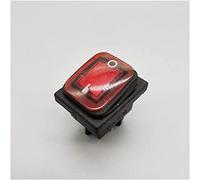 Interruttore KCD4 20A/250V 4 Spillo DPST IP67 a bilanciere impermeabile sigillato con LED 12V 24V 110V 220V 3 0x22(Blue,4 Pin)