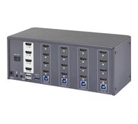 Interruttore KVM SpeaKa Professional 4 porte HDMI 2.0b 4K60