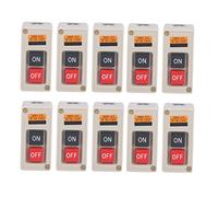 Interruttore lampada a pulsante 10 pezzi, TBSP - 315 15A 380V ON/OFF - Contatti in ottone, facile installazione, per quadro elettrico e automazione