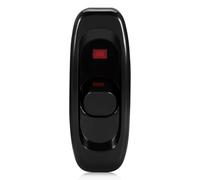 Interruttore lampada con indicatore a LED, AC 250 V 10A in linea On Off Light Light Control controller di decorazione a palo singolo per parete specchio da tavolo (Nero)