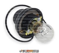 Interruttore lampada ispezione pannello Lucas DC40 con lampadina per BSA Arie...