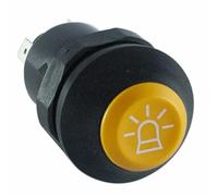 Interruttore Lampada Rotante Pneutron 12V Giallo