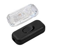 Interruttore Lampade Bi-Pole Interruttore Torpedo, 2 Pezzi 250 V, 6 A Interruttore Cavo In Linea Per 2 O 3 Linea Interruttore Per Piccoli Dispositivi E Luci Per Piccoli Dispositivi, Lampada Da Tavolo