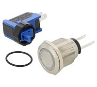 Interruttore LCA22-11ZE/W/24V/S: antivandalo Pos: 2 SPDT 300mA/250VDC IP65 ON-ON