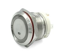 Interruttore Led 20 Amp in acciaio inox ON-OFF Blu 12-24V