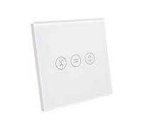 Interruttore LED ATOMANT in vetro per tende Wifi. Smart Switch tramite APP del telefono. Compatibile con Alexa e Google Home. Pulsante touch per tende/tende motorizzate