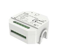 Interruttore Led Triac Dimmer Bluetooth Casambi APP, RF 2.4GHz con Pulsante NO, per Lampade LED Dimmerabili Taglio di Fase, 220V 1 Canale 1.5A Max 360W, Regolazione 0-100%