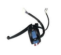 Interruttore leva freno universale sinistro per moto con pulsante illuminato blu per clacson e controllo luce di sorpasso compatibile con i modelli GY6 50cc e 80cc