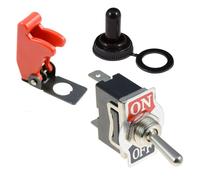 Interruttore Levetta Toggle 12mm SPST On-Off 2 Posizioni + Copertura