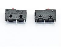 Interruttore limite 5pcs Mini Micro Limit Switch No NC 3 Pin PCB Terminali SPDT 5A 125V 250V Azione a scatto a rullo spinta microswitches(A)