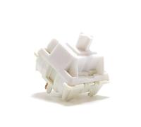 Interruttore lineare HIFI in marmo bianco, interruttore meccanico silenzioso per tastiera, corsa totale 3,5 mm, azionamento 42 gf, design a 5 pin, 50 milioni di clic per costruire e giocare fai da te