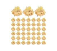 Interruttore Lineare un 5 Pin 50gf V3 Pro Giallo Crema da 45 Pezzi con Stelo Antipolvere Compatibile per Tastiera Meccanica MX