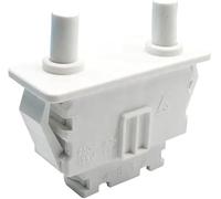 Interruttore luce a pulsante frigorifero congelatore SR-DS04/LTK-6 bianco 250 V 0,7 A - compatibile Whirlpool Bosch Samsung Liebherr Armadio per vino - 4 capicorda