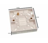 Interruttore Luce Alloggiamento Superficie Supporto Contenitore Singolo 1 20mm