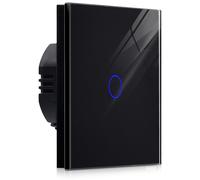 Interruttore luce casa touch da parete con pannello in vetro touchscreen LED