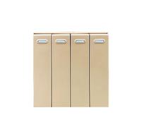 Interruttore Luce da Parete 2 pezzi Wallpad 4 Gang Reset Switch Rocker Funzione Pulsante Contatto Momentaneo Campanello Chiave Solo for Moduler 52 * 52mm(Gold)