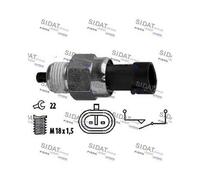 Interruttore Luce Di Retromarcia Sidat 3.234139 per Alfa Romeo Chrysler Fiat
