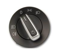 Interruttore Luce Fari Fendinebbia Tappo Cromato Adatto A per VW Golf Plus