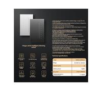 Interruttore Luce Intelligente Tuya Dimmer WiFi Standard USA Interruttore Intelligente A 1 Via Regolazione Luminosità App Controllo Remoto
