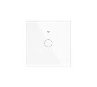 Interruttore Luce Intelligente Tuya Matter WiFi Standard UE Interruttore Unidirezionale Pannello Touch In Vetro Controllo Remoto Tramite App