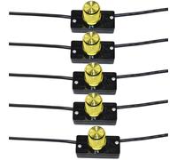 Interruttore Luce Lampada Universale Hi-Lo-Off Con Manopola Rotativa 125V 6A