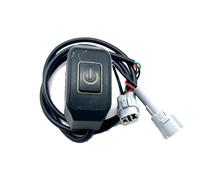 Interruttore Luce Manubrio 1 Interruttore Autobloccante Per Fari Per Moto Impermeabile Con LED Per Parti Di Motocross Sur-Ron Surron Light Bee S E X(Yellow)