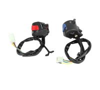 Interruttore Luce Manubrio 1 Paio Di Interruttori Per Montaggio Su Manubrio Moto 7/8 Pollici E 22 Mm Sinistro Destro Con Clacson Controllo Dell'accensione