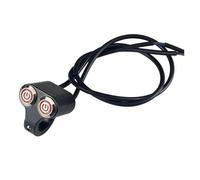 Interruttore Luce Manubrio 1 Pz Interruttore Luce Freno Emergenza Faro Motocicletta Sostituzione 7/8in Manubrio In Alluminio Pulsante Doppio Controllo(Red)