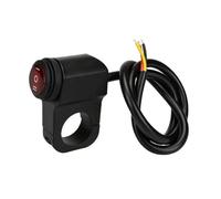 Interruttore Luce Manubrio 1 Pz Interruttore Manubrio Moto 7/8" 22mm Pulsante ON-OFF-ON Impermeabile 12V Per Fari Fendinebbia Freno