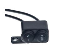 Interruttore Luce Manubrio Connettore Interruttori Motocicletta Manubrio Pulsante Accensione/spegnimento Interruttore Doppio Impermeabile Moto(Left OF-OFO)