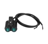 Interruttore Luce Manubrio Interruttore A Pulsante Doppio Controllo Per Fari Fendinebbia Freno Manubrio Moto Universale Da 22 Mm(A)