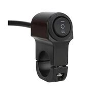 Interruttore Luce Manubrio Interruttore Comandi Motocicletta Faretto Fendinebbia Pulsante Manubrio Elettronica Retrò Accessori(Black 3line)