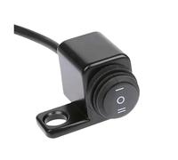 Interruttore Luce Manubrio Interruttore Fari Manubrio Moto In Lega Alluminio A Tre Posizioni Impermeabile 12V Fendinebbia Faretti Montaggio Specchietto(Left Hole)