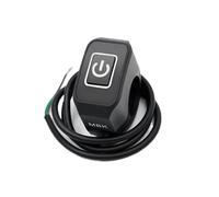 Interruttore luce manubrio Interruttore Moto Faro Clacson Interruttore Di Comando Modificato Supporto Manubrio Pulsante Rosso Blu Bianco Giallo Verde Con Luce(5)