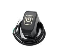 Interruttore luce manubrio Interruttore Moto Faro Clacson Interruttore Di Comando Modificato Supporto Manubrio Pulsante Rosso Blu Bianco Giallo Verde Con Luce(5)